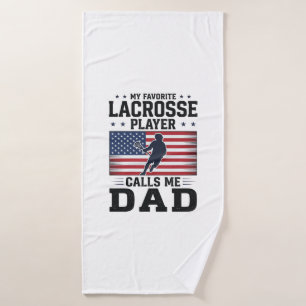 T-shirt vintage drapeau américain Funny Lacrosse P