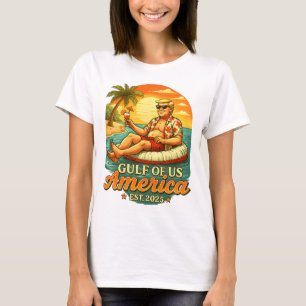 T-shirt Vintage drôle Trump Amérique du Golfe 2025