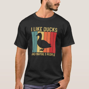 T-shirt Vintage Duck Design For Duck Men Women Mallard Dra