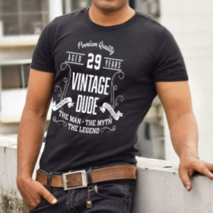 T-shirt Vintage Dud'âge personnalisé