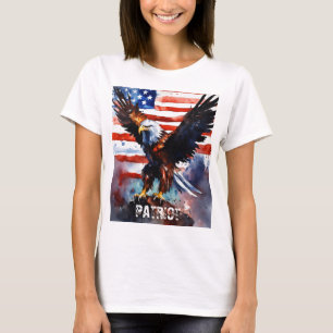 T-shirt Vintage Eagle Patriot
