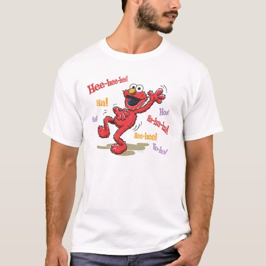 T-shirt Vintage Elmo Hee-hee ! (Devant)