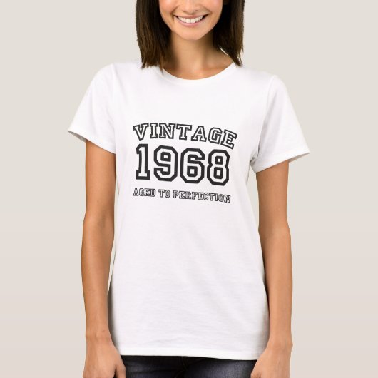 T-shirt Vintage en 1968 (Devant)