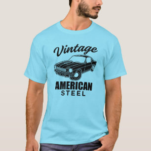T-shirt vintage en acier américain