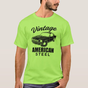 T-shirt vintage en acier américain