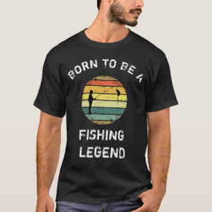 T-shirt Vintage en détresse Né pour être un légende de la 