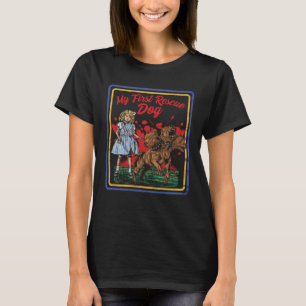 T-shirt Vintage Enfant Game Horreur Dark Humour Mon premie