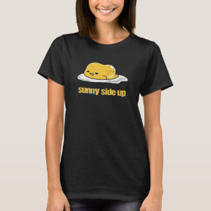 T-shirt Vintage Ensoleillé Sur Le Côté De L'Oeuf Jaune Fra