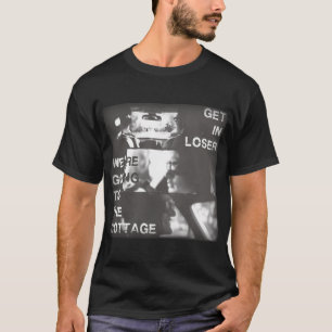 T-shirt Vintage Entrez les perdants, on va au collège, H