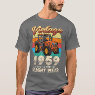 T-shirt Vintage Est 1959 Farmer Tractor 63e anniversaire 6