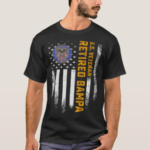 T-shirt Vintage États-Unis drapeau américain Vétérinaire d