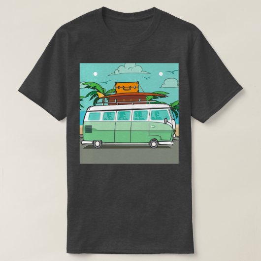 T-shirt Vintage été T (Design devant)