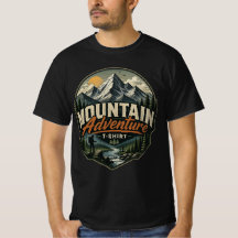 T-Shirt Vintage Explorateur Aventure de Montagne