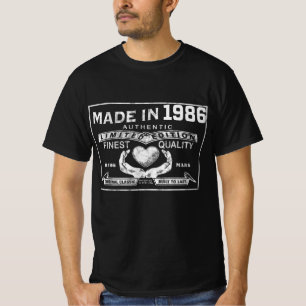 T-shirt Vintage Fabriqué En 1986 Authentic Limited Editio