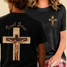 Vintage "Faire confiance à Jésus" Noël Hommes Femm