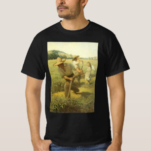 T-shirt Vintage Farmers, Retour à la ferme par NC Wyeth