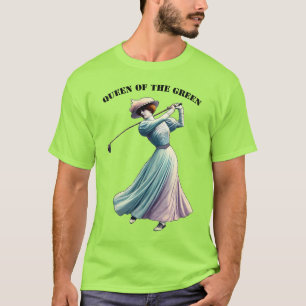 T-shirt Vintage Femme Golfeuse Swing Golf Club URM