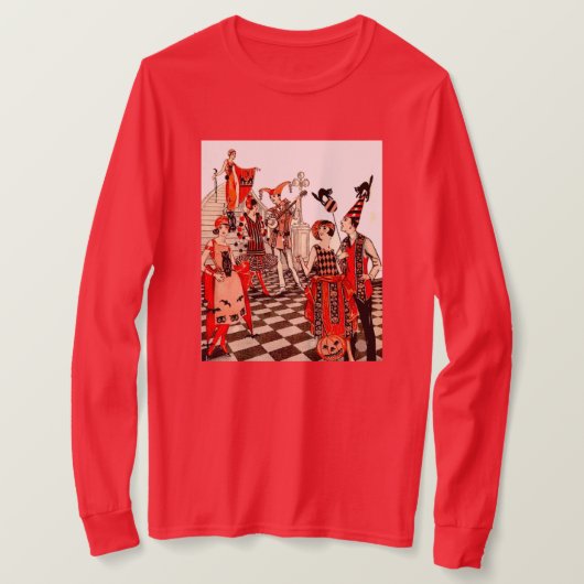 T-shirt Vintage fête d'Halloween (Design devant)