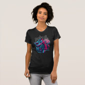 T-shirt Vintage fille Rockabilly (Devant entier)