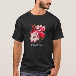 T-shirt Vintage Fleur de Magnolia 1966 Fête des mères