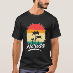 T-shirt Vintage Florida Retro Sunshine Palm Trees