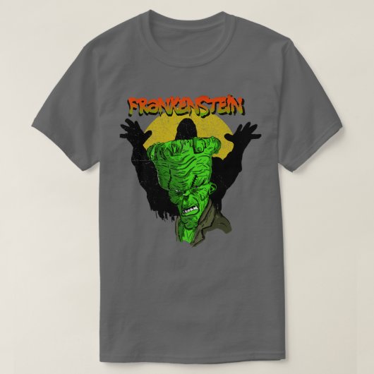 T-shirt Vintage Frankenstein (Design devant)