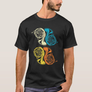 T-shirt Vintage French Horn Music Retro French Horn
