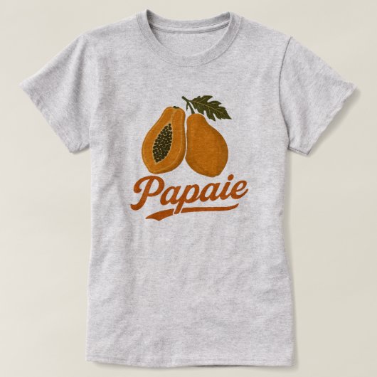 T-shirt vintage - Fruit de style rétro (Design devant)