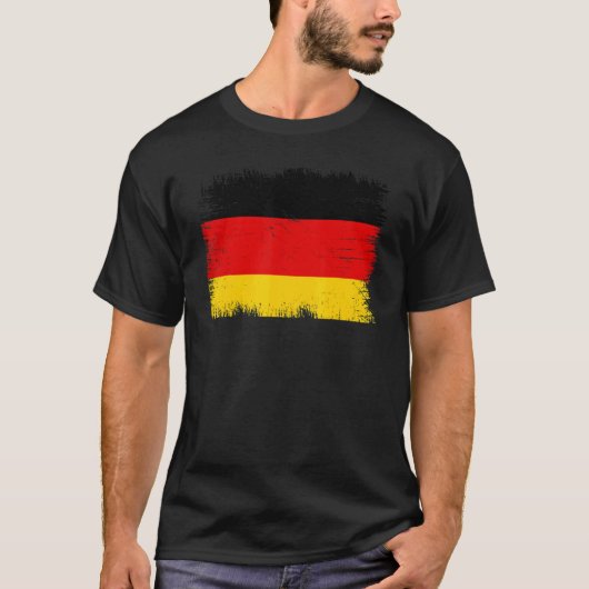 T-shirt Vintage Germany Flag German Independence Day (Devant)