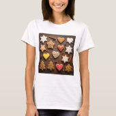 T-shirt Vintage Gingerbread Cookie Collection  (Devant)