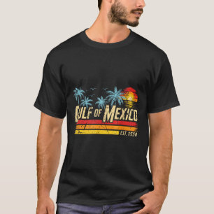 T-shirt Vintage Golfe Du Mexique Forever Retro Beach