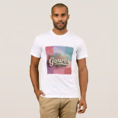 T-shirt "Vintage Gower" (Devant entier)