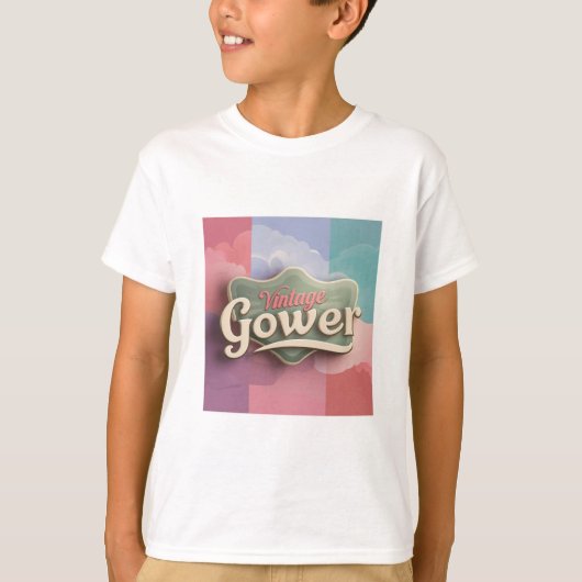 T-shirt "Vintage Gower" (Devant)