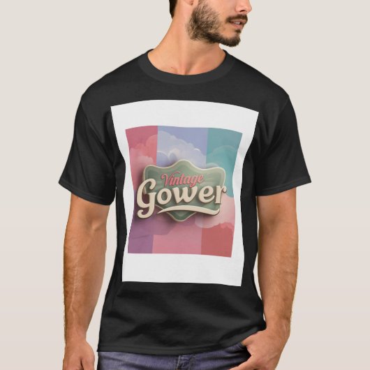T-shirt Vintage Gower (Devant)