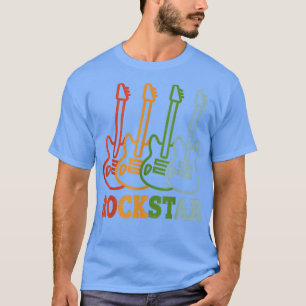 T-shirt Vintage Guitar Rockstar