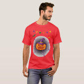T-shirt Vintage Halloween and Pumpkin retro (Devant entier)
