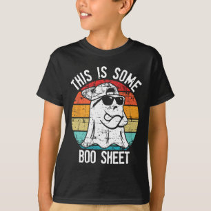 T-shirt Vintage Halloween Boo Ghost Costume Ceci est un pe