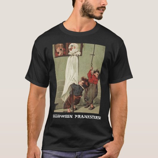 T-shirt Vintage Halloween Pranksters Unisex (Devant)