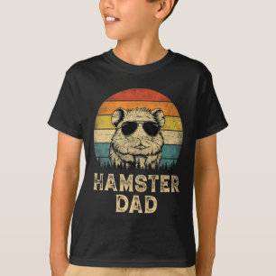 T-shirt Vintage Hamster Papa Hamster Aimants Papa Père Pap