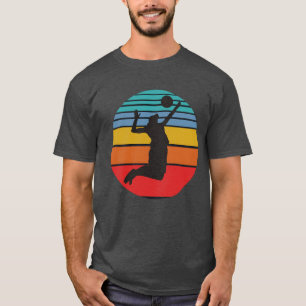 T-shirt Vintage Handball Beach Volleyball Sports drôle fri