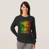 T-shirt Vintage Hawaiian Islands Aloha (Devant entier)