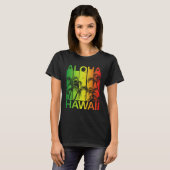 T-shirt Vintage Hawaiian Islands Aloha (Devant entier)