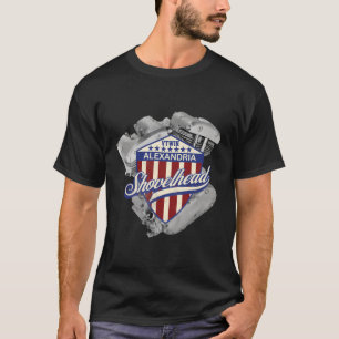 T-shirt Vintage Hd Shovelhead Old School Alexandria Biker