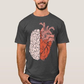 T-shirt Vintage Heart Anatomy