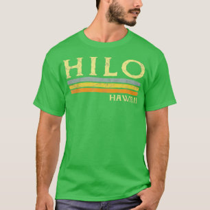 T-shirt Vintage Hilo Hawaii HI Gift Love Souvenir