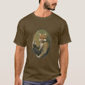 T-shirt vintage Hipster Fox (Devant)
