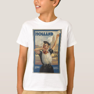 T-shirt Vintage Holland Air Travel
