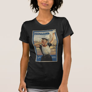 T-shirt Vintage Holland Air Travel