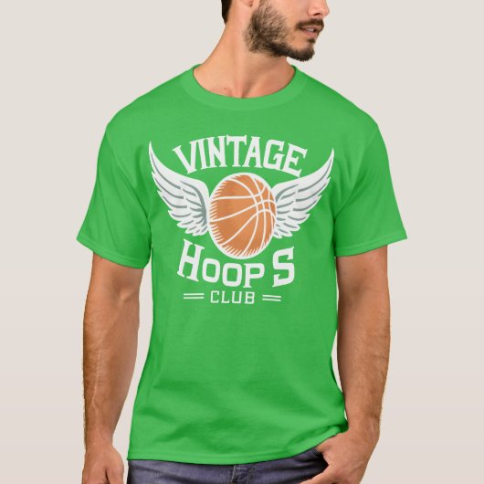 T-shirt Vintage Hoops Club vintage (Devant)