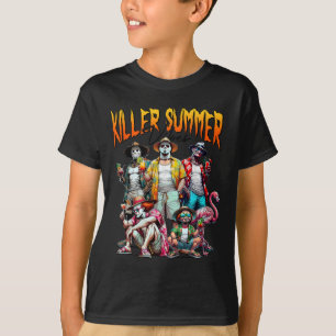 T-shirt Vintage Horreur Vibes été drôle Halloween été